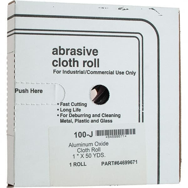 Value Collection - Shop Rolls   Abrasive Material: Aluminum Oxide    Roll Width (Inch): 1 - Exact Tooling
