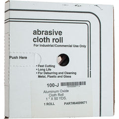 Value Collection - Shop Rolls   Abrasive Material: Aluminum Oxide    Roll Width (Inch): 1 - Exact Tooling