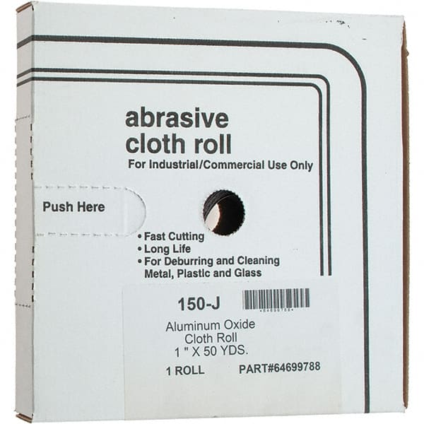 Value Collection - Shop Rolls   Abrasive Material: Aluminum Oxide    Roll Width (Inch): 1 - Exact Tooling