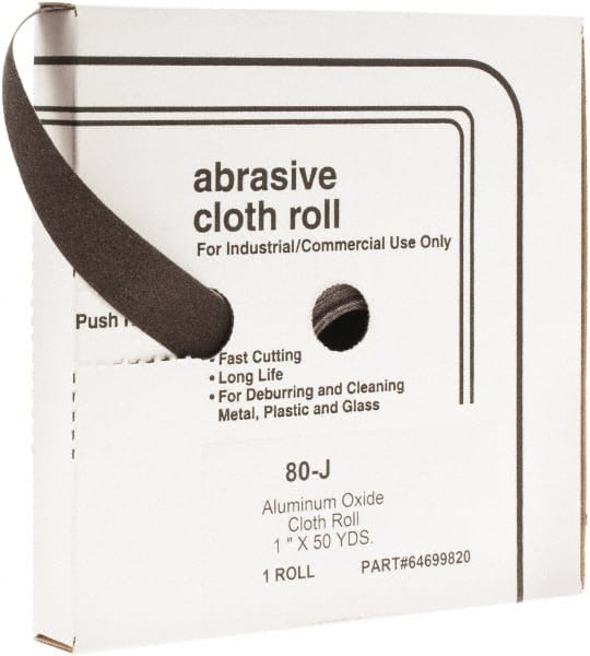 Value Collection - Shop Rolls   Abrasive Material: Aluminum Oxide    Roll Width (Inch): 1 - Exact Tooling