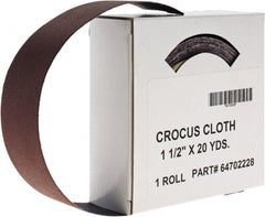 Value Collection - Shop Rolls   Abrasive Material: Crocus    Roll Width (Inch): 1-1/2 - Exact Tooling