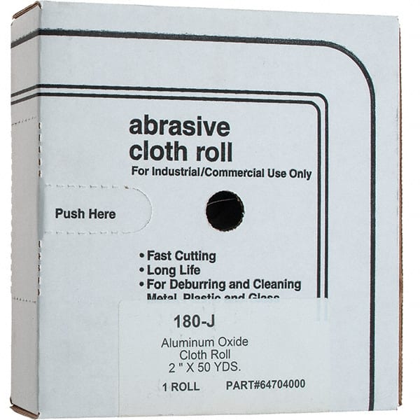 Value Collection - Shop Rolls   Abrasive Material: Aluminum Oxide    Roll Width (Inch): 2 - Exact Tooling