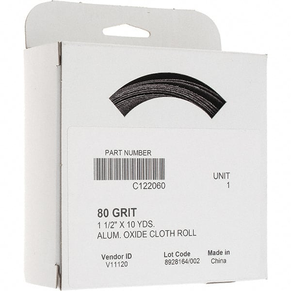 Value Collection - Shop Rolls   Abrasive Material: Aluminum Oxide    Roll Width (Inch): 1-1/2 - Exact Tooling