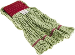 Made in USA - 1-1/4" Large PET Loop End Mop Head - 4 Ply, Clamp Jaw Connection - Exact Tooling