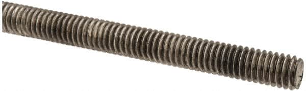 Made in USA - 5/16-18 UNC (Coarse), 3' Long, Stainless Steel Threaded Rod - Right Hand Thread - Exact Tooling