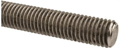 Made in USA - 5/8-11 UNC (Coarse), 3' Long, Stainless Steel Threaded Rod - Right Hand Thread - Exact Tooling