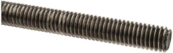 Made in USA - 3/8-16 UNC (Coarse), 6' Long, Stainless Steel Threaded Rod - Right Hand Thread - Exact Tooling