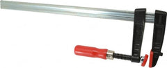 Bessey - 16" Capacity, 4" Throat Depth Steel Bar Clamp - 880 Lb Clamping Pressure - Exact Tooling