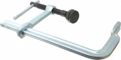 Bessey - 4-3/4" Deep Throat, 8" Max Capacity, Standard Sliding Arm Clamp - 1,800 Lb Clamping Pressure, 0.7" Spindle Diam - Exact Tooling