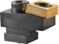 Mitee-Bite 1.94" OAL, 9/16" T slot, 17,792.89 N Holding Force, Steel, T Slot Toe Clamp 0.62" Body Height, 1" Jaw Wide x 0.38" Jaw Height, 1" Overall Height, 1.12" Wide - Exact Tooling