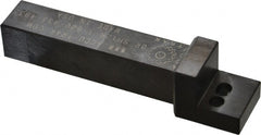 Made in USA - 4-1/2 Inch Long x 3/4 Inch Wide x 1 Inch High Knurl Holder Shank - 0.62 Inch Wide Head, Modular, Square Shank, Bump Knurler - Exact Tooling