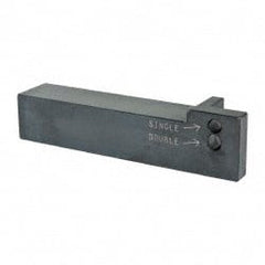 Made in USA - 4-1/2 Inch Long x 1 Inch Wide x 1 Inch High Knurl Holder Shank - 1-1/4 Inch Wide Head, Modular, Square Shank, Bump Knurler - Exact Tooling