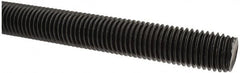 Value Collection - 3/4-10 UNC (Coarse), 6' Long, Medium Carbon Steel Threaded Rod - Black Oxide Finish, Right Hand Thread - Exact Tooling
