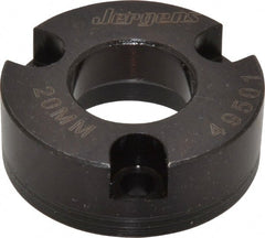 Jergens - Ball Lock System Compatible, Bolt-In Recessed Modular Fixturing Receiver Bushing - 20mm ID x 1-11/16" OD, 0.637" Overall Height - Exact Tooling