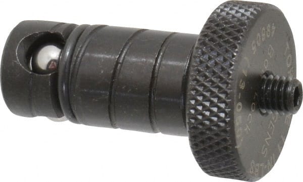 Jergens - 13mm Diam Ball Lock Modular Fixturing Shank - 1.08" Shank Length, 7/8" Head Diam, Compatible with 1/2" Thick Plate, 750 Lb Max Holding Force, 3/32 Key Size, Steel - Exact Tooling