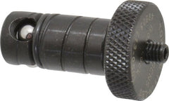 Jergens - 13mm Diam Ball Lock Modular Fixturing Shank - 1.08" Shank Length, 7/8" Head Diam, Compatible with 1/2" Thick Plate, 750 Lb Max Holding Force, 3/32 Key Size, Steel - Exact Tooling