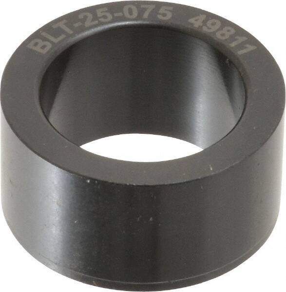 Jergens - 1.3772" OD, 3/4" Plate Thickness, Secondary Ball Lock, Modular Fixturing Liner - 25mm ID, -0.0004, 0.0000" Tolerance - Exact Tooling