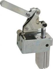 De-Sta-Co - 700 Lb Inner Hold Capacity, Vert Mount, Air Power Hold-Down Toggle Clamp - 1/8 NPT Port, 145 Max psi, 88° Bar Opening, 99.31mm Height Under Bar - Exact Tooling