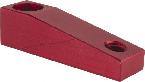 De-Sta-Co - 0.38 to 3/4" High, 3/8-16 Port, Aluminum, Single, Swing Clamp Arm - 2-3/4" OAL to 3/4" Overall Width - Exact Tooling