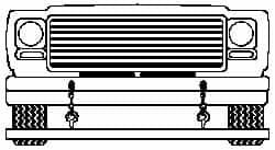 Mag-Mate - 84" Long Suspended Magnetic Sweeper - 5" Wide x 2" High - Exact Tooling