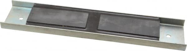 Eclipse - 60 Max Pull Force Lb, 12" Long x 2-1/2" Wide x 5/8" Thick, Rectangular Channel, Ceramic Fixture Magnet - 212°F Max Operating Temp, 0.01" Mounting Hole Diam, Stainless Steel Housing - Exact Tooling