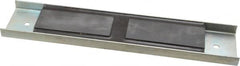 Eclipse - 60 Max Pull Force Lb, 12" Long x 2-1/2" Wide x 5/8" Thick, Rectangular Channel, Ceramic Fixture Magnet - 212°F Max Operating Temp, 0.01" Mounting Hole Diam, Stainless Steel Housing - Exact Tooling