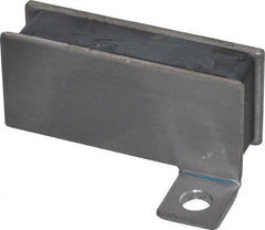 Mag-Mate - 17.5 Max Pull Force Lb, 2" Long x 1-5/8" Wide x 1" Thick, Sandwiched, Ceramic Fixture Magnet - 300°F Max Operating Temp, 1-1/2mm Mounting Hole Diam, 10-24 M5 Mounting Hole, Steel Housing - Exact Tooling