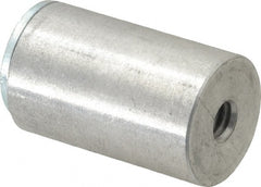 Mag-Mate - 1/4-2 Thread, 3/4" Diam, 1-3/16" High, 18 Lb Average Pull Force, Neodymium Rare Earth Pot Magnet - 1/4" Tapped Hole Depth, Aluminum Insulated - Exact Tooling