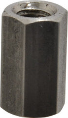 Made in USA - 5/16-24 UNF, 7/8" OAL Stainless Steel Standard Coupling Nut - 1/2" Width Across Flats - Exact Tooling