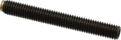 J.W. Winco - M8x1.25 Metric Coarse, 63mm Length of Thread, Soft Tip Point Set Screw - Grade 5.8 Steel, 4mm Key - Exact Tooling