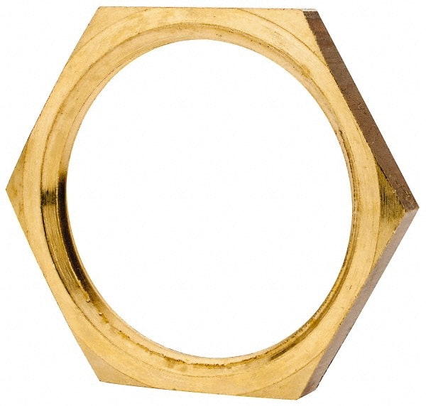 J.W. Winco - G 1 Thread, 37mm Distance Across Flats, Brass Oil Level Sight Glasses - 5mm Head Height - Exact Tooling