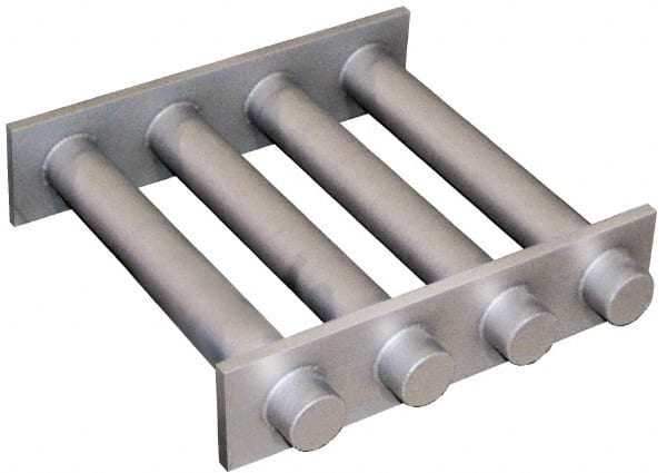 Mag-Mate - 10 Inch Long Square Grate Separator - Ceramic Magnet, Diverter, 5 Tubes - Exact Tooling