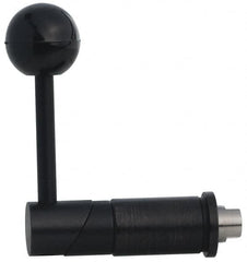 TE-CO - Tapered Cam Action Indexing Plunger - 1.1265" Body Diam, 1-1/2" Body Length, 3-1/2" Handle Length, 3/8" Plunger Projection - Exact Tooling
