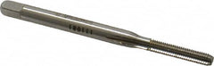 Heli-Coil - #2-56 UNC, H1, 3 Flute, Bottoming Chamfer, Bright Finish, High Speed Steel Hand STI Tap - 1-7/8" OAL, 9/16" Thread Length, 3/16" Square Length, 0.11" Square Size, 3B Class of Fit - Exact Tooling
