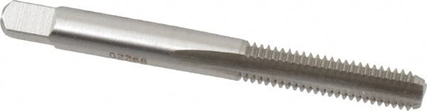 Heli-Coil - #10-24 UNC, H2, 3 Flute, Bottoming Chamfer, Bright Finish, High Speed Steel Hand STI Tap - 2-1/2" OAL, 1" Thread Length, 5/16" Square Length, 0.191" Square Size, 3B Class of Fit - Exact Tooling