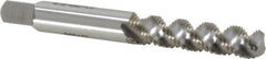 Heli-Coil - 1/4-28 UNF, 3 Flute, Bottoming Chamfer, Bright Finish, High Speed Steel Spiral Flute STI Tap - Right Hand Flute, 2-23/32" OAL, 0.318" Shank Diam, 1-1/8" Thread Length, 3B Class of Fit - Exact Tooling