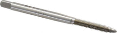Heli-Coil - #3-48 UNC, H1, 2 Flutes, Plug Chamfer, Bright Finish, High Speed Steel Spiral Point STI Tap - 1-15/16" OAL, 0.141" Shank Diam, 5/8" Thread Length, 3/16" Square Length, 0.11" Square Size, 3B Class of Fit - Exact Tooling