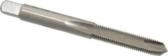 Heli-Coil - #10-32 UNF, H2, 2 Flutes, Plug Chamfer, Bright Finish, High Speed Steel Spiral Point STI Tap - 2-1/2" OAL, 0.255" Shank Diam, 1" Thread Length, 5/16" Square Length, 0.191" Square Size, 3B Class of Fit - Exact Tooling