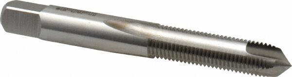 Heli-Coil - 5/16-24 UNF, H2, 3 Flutes, Plug Chamfer, Bright Finish, High Speed Steel Spiral Point STI Tap - 2-15/16" OAL, 0.381" Shank Diam, 1-1/4" Thread Length, 7/16" Square Length, 0.286" Square Size, 3B Class of Fit - Exact Tooling