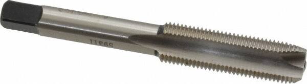 Heli-Coil - 3/8-24 UNF, H2, 3 Flutes, Plug Chamfer, Bright Finish, High Speed Steel Spiral Point STI Tap - 3-5/32" OAL, 0.323" Shank Diam, 1-7/16" Thread Length, 13/32" Square Length, 0.242" Square Size, 3B Class of Fit - Exact Tooling