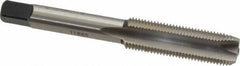 Heli-Coil - 3/8-24 UNF, H2, 3 Flutes, Plug Chamfer, Bright Finish, High Speed Steel Spiral Point STI Tap - 3-5/32" OAL, 0.323" Shank Diam, 1-7/16" Thread Length, 13/32" Square Length, 0.242" Square Size, 3B Class of Fit - Exact Tooling