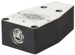 De-Sta-Co - 1,600 Lb Holding Capacity, 0.252" Max Opening Capacity, 4.83 bar Clamping Pressure, Air Hold Down Clamp - 1" Arm Length, 6" Clamp Length, 3" Clamp Width, 2-1/4" Clamp Height, Mounting Holes - Exact Tooling