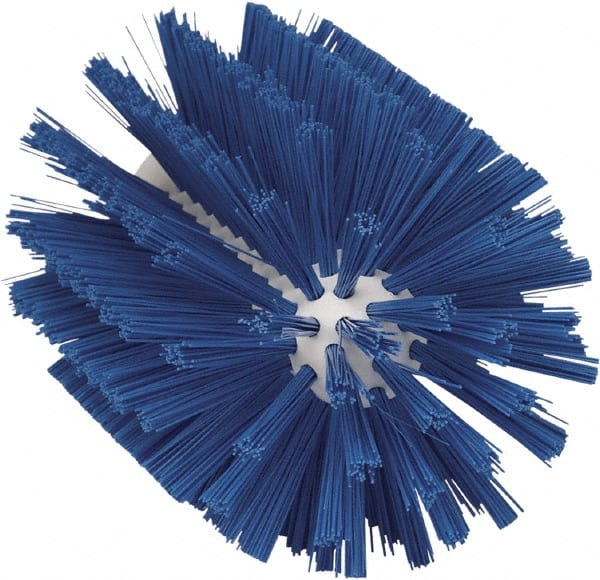 Vikan - 4" Diam Polyester Tube Brush - 6-1/2" OAL, 5-1/4" Head Length, Polypropylene Handle - Exact Tooling