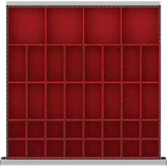 LISTA - 36-Compartment Drawer Divider Layout for 2.17" High Drawers - Exact Tooling