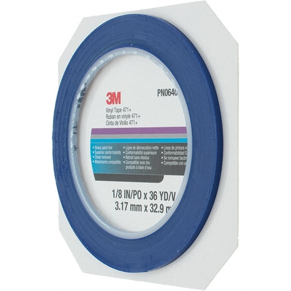 3M - 1/8" Wide Masking & Painters Tape - 5.3 mil Thick - Exact Tooling