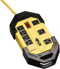 Tripp-Lite - 8 Outlets, 120 VAC15 Amps, 15' Cord, Power Outlet Strip - Keyhole, Tab Mount, 5-15 NEMA Configuration, 10.26" Strip - Exact Tooling