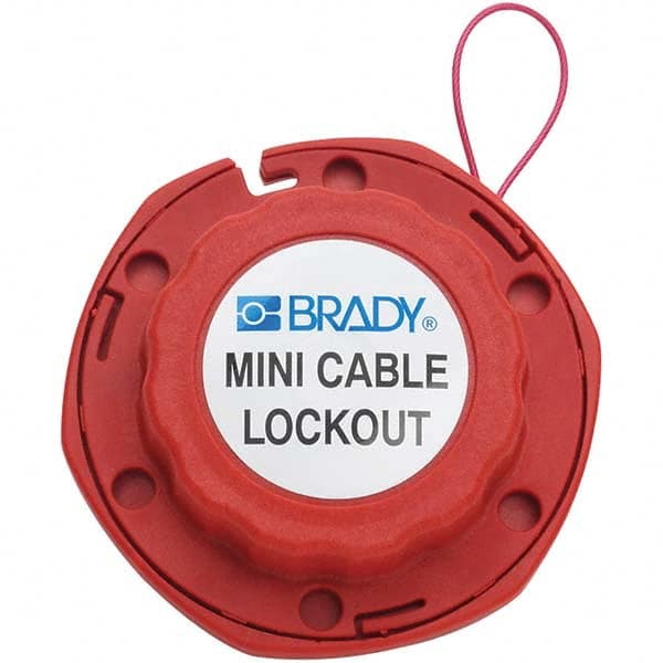 Brady - Cable Lockouts Cable Length (Feet): 8 Number of Lockout Points: 6 - Exact Tooling