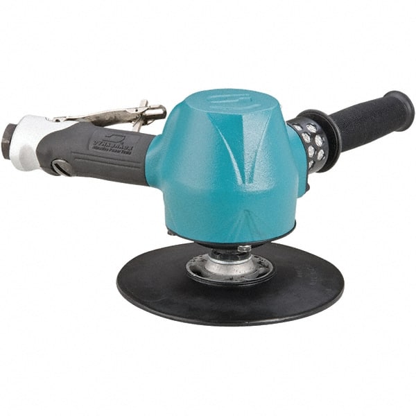 Dynabrade - 7" Max Disc, 7,200 RPM, Pneumatic Handheld Disc Sander - 87 CFM, 1/2" Inlet, 2 hp, 90 psi - Exact Tooling