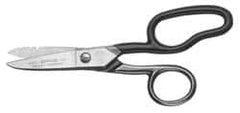 Heritage Cutlery - 1-7/8" Length of Cut, Straight Pattern Electrician's Snip - 6-1/4" OAL, 19, 23 AWG Steel Capacity - Exact Tooling