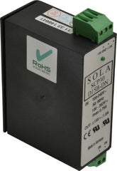 Sola/Hevi-Duty - 30 Watt, 1 Amp, 264 VAC, 375 VDC Input, +15/ to 15 VDC Output, Chassis, DIN Rail Power Supply - Exact Tooling